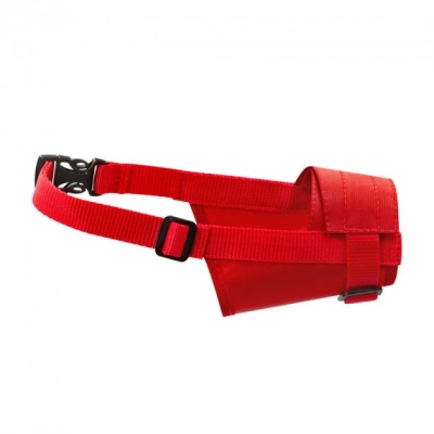 Намордник нейлоновий Collar №2 Dog Extremе 57353 регульований, червоний