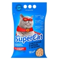 Наполнитель для туалета Collar SuperCat Стандарт древесный без ароматизатора, синий, 3 кг (10 л)