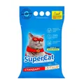 Наповнювач для туалету Collar SuperCat Стандарт деревний без ароматизатора, синій, 3 кг (10 л)