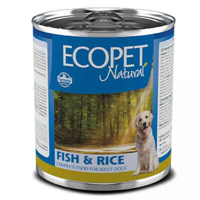 Корм вологий Farmina Ecopet Natural Dog Fish&Rice Консервований з рибою та рисом для дорослих собак усіх порід, 300 г