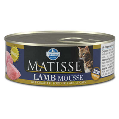Корм вологий Farmina Matisse Cat Mousse Lamb Консервований мус з ягням для котів, 85 г
