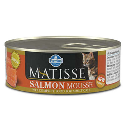 Корм вологий Farmina Matisse Cat Mousse Salmon Консервований мус з лососем для котів, 85 г