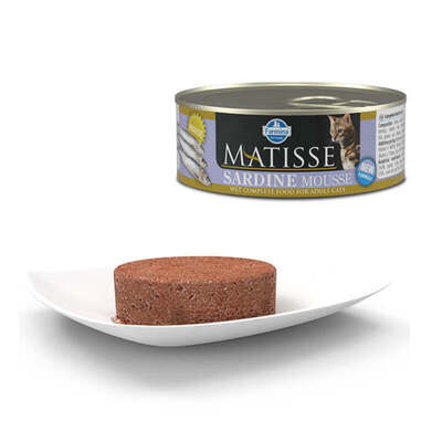 Корм влажный Farmina Matisse Cat Mousse Sardine Консервированный мусс с сардиной для кошек, 85 г