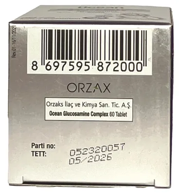 Глюкозамін комплекс Orzax Ocean Glucosamine Complex, 60 таблеток
