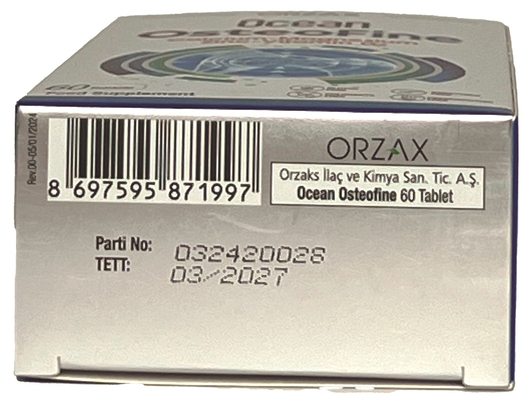 Комплекс для підтримки здоров’я кісток Orzax Ocean Osteofine, 60 таблеток