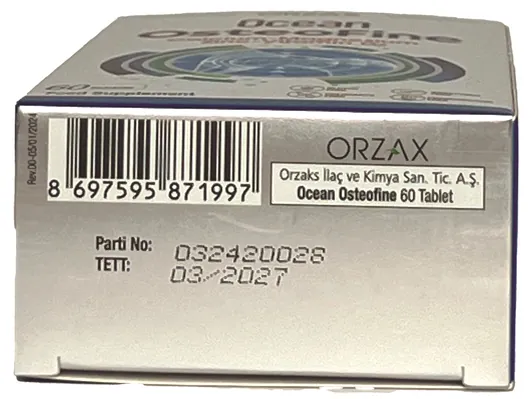 Комплекс для підтримки здоров’я кісток Orzax Ocean Osteofine, 60 таблеток
