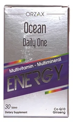 Вітамінно-мінеральний комплекс Orzax Ocean Daily One Energy, 30 таблеток