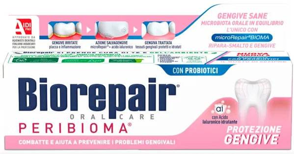 Зубна паста Biorepair Peribioma Захист ясен, 75 мл