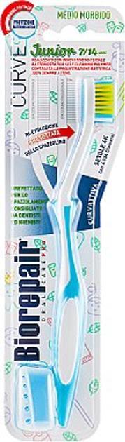 Зубная щетка Biorepair Junior Совершенная чистка Medium soft средней мягкости, 7-14 лет