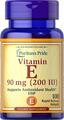 Витамин Е Puritan's Pride Vitamin E 200 МЕ, 100 капсул