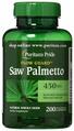 Со Пальметто Puritan's Pride Saw Palmetto 450 мг, 200 капсул