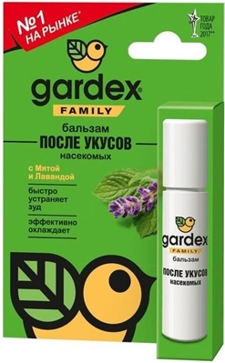 Бальзам Gardex Family после укусов насекомых, 7 мл