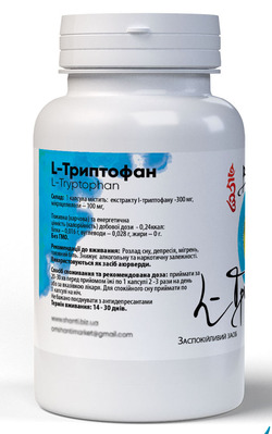 L-триптофан Bekandze (L-Tryptophan) капсулы по 400 мг №60