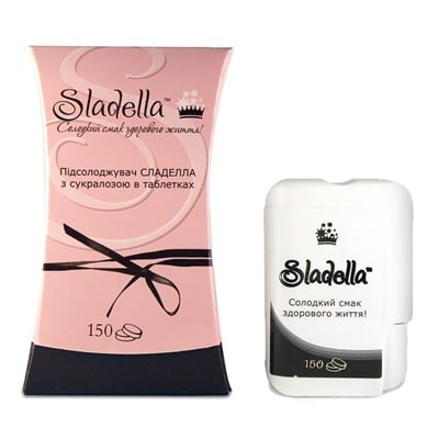 Сладелла(Sladella) подсластитель с сукралозой таблетки №150