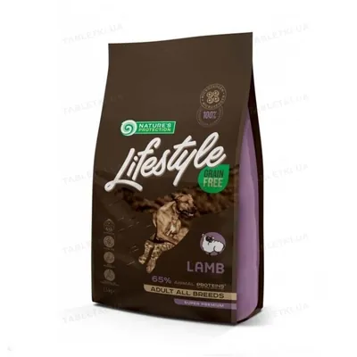 Корм сухий Nature's Protection Lifestyle Grain Free Lamb Adult All Breeds для собак беззерновий з ягням, 1,5 кг