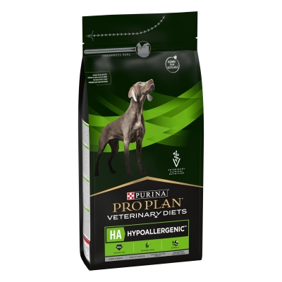 Корм сухий Purina Pro Plan Veterinary Diets HA гіпоалергенний для цуценят і дорослих собак, 1,3 кг
