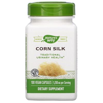 Кукурузные рыльца Nature's Way Corn Silk 1200 мг, 100 капсул