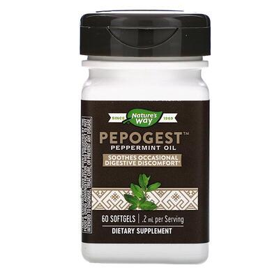 Масло мяты Nature's Way Peppermint Oil 0,2 мг, 60 капсул