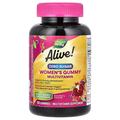 Мультивитамины для женщин Nature's Way Alive! Womens Gummy Multivitamin без сахара, вкус клубники, 50 жевательных таблеток