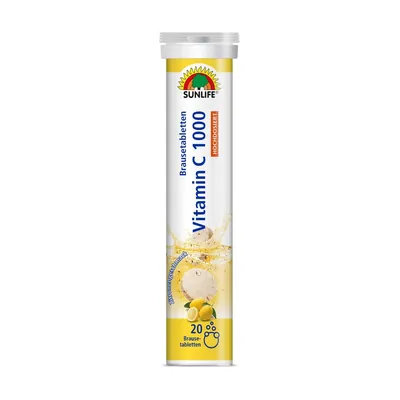 Вітаміни Sunlife Vitamin C 1000 таблетки шипучі №20