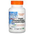 Глюкозамін, хондроїтин МСМ Doctor's Best Vegan Glucosamine Chondroitin MSM для веганів, 120 вегетаріанських капсул