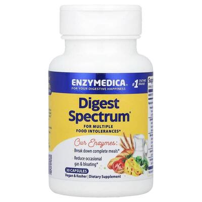 Пищеварительные ферменты Enzymedica Digest Spectrum, 30 капсул