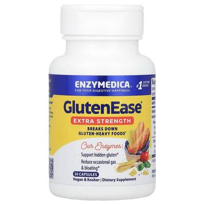 Пищеварительные ферменты Enzymedica GlutenEase, 30 капсул