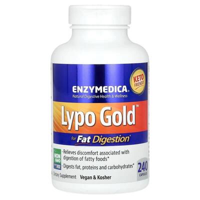 Пищеварительные ферменты Enzymedica Lypo Gold, 240 капсул