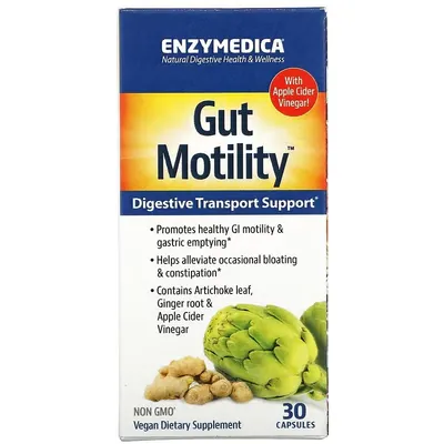 Підтримка моторики ШКТ та травлення Enzymedica Gut Motility, 30 капсул