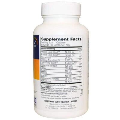 Повна формула ферментів Enzymedica Digest Complete Enzyme Formula, 180 капсул