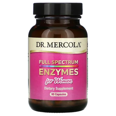 Ферменти повного спектру для жінок Dr. Mercola Full Spectrum Enzymes for Women, 90 капсул