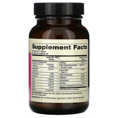 Ферменти повного спектру для жінок Dr. Mercola Full Spectrum Enzymes for Women, 90 капсул