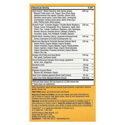 Мультивитамины Nature's Way Alive! Max6 Potency Multivitamin With Iron, 90 капсул