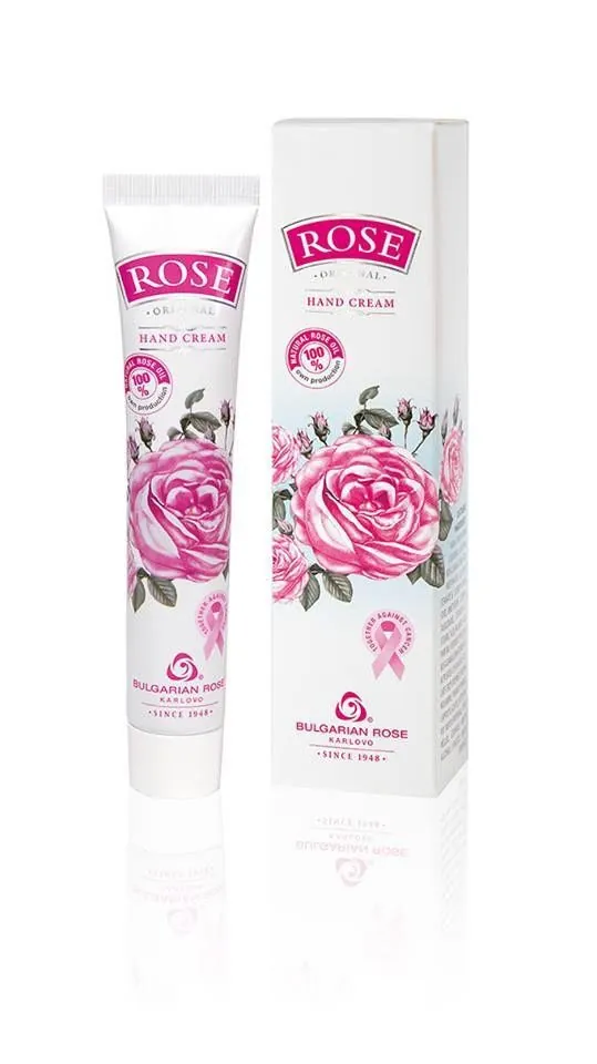 Крем для рук Bulgarian Rose Karlovo Rose Original з олією троянди, 50 мл
