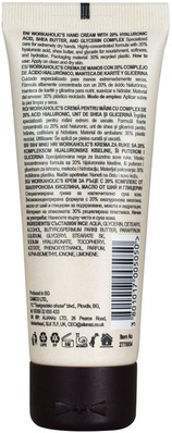 Крем для рук Workaholic Care 20% hyaluron для сухой грубой кожи, 75 мл