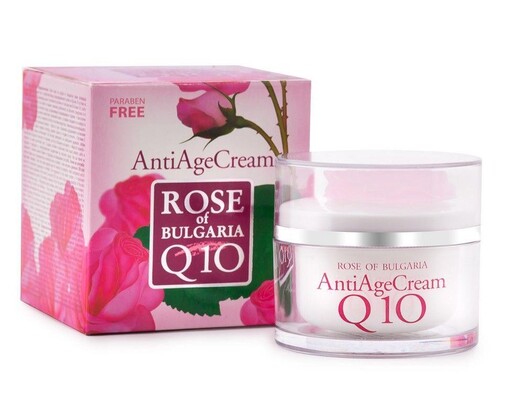 Крем для лица Rose of Bulgaria омолаживающий с коэнзимом Q10, 50 мл
