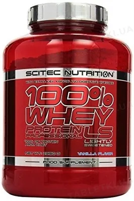 Протеїн сироватковий змішаний Scitec Nutrition Whey Protein Professional LS ваніль, 2350 г
