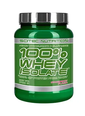 Протеїн сироватковий ізолят Scitec Nutrition 100% Whey Isolate полуниця, 700 г