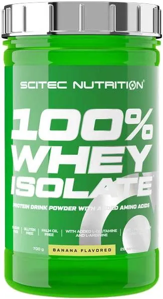 Протеїн сироватковий ізолят Scitec Nutrition 100% Whey Isolate банан, 700 г