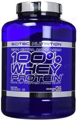 Протеїн сироватковий концентрат Scitec Nutrition 100% Whey Protein молочний шоколад, 2350 г