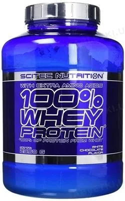 Протеїн сироватковий концентрат Scitec Nutrition 100% Whey Protein білий шоколад, 2350 г