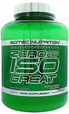 Протеїн сироватковий ізолят Scitec Nutrition Zero Sugar Fat Iso Great капучино, 900 г