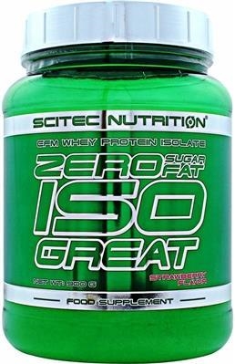 Протеин Scitec Nutrition Zero IsoGreat, клубника, 900 г