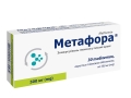 Метафора таблетки, в/плів. обол. по 500 мг №30 (10х3)