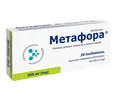Метафора таблетки, в/плів. обол. по 500 мг №30 (10х3)