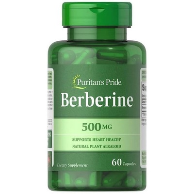 Барбарис Puritan's Pride Berberine 500 мг, 60 капсул