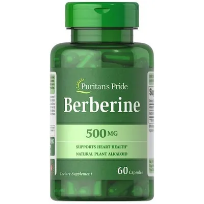Берберин Puritan's Pride Berberine 500 мг, 60 капсул