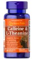 Кофеин и L-теанин Puritan's Pride Caffeine & L-Theanine, 30 капсул