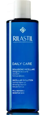 Вода міцелярна Rilastil Daily Care очищуюча для обличчя та очей, 400 мл