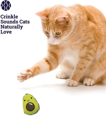 Игрушка для котов Petstages Lil Avocato pt67840 Авокадо, зеленая